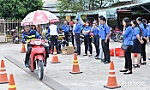 Gần 100 đoàn viên, thanh niên tham gia Ngày hội Thanh niên với văn hóa giao thông