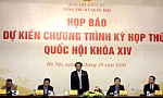 Họp báo thông tin dự kiến chương trình kỳ họp thứ 10, Quốc hội khóa XIV
