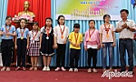 Trao giải Cờ vua Hội khỏe Phù đổng tỉnh Tiền Giang