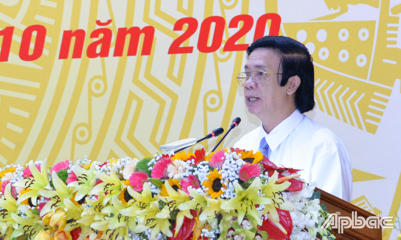 Đồng chí Nguyễn Văn Danh, Bí thư Tỉnh ủy chỉ đạo phiên trù bị đại hội