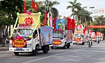 Thi tuyên truyền lưu động chào mừng Đại hội Đảng