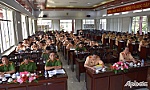 90 chỉ huy, cán bộ, chiến sĩ tham gia tập huấn nghiệp vụ giao thông đường bộ