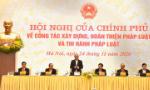 Thủ tướng chủ trì Hội nghị về công tác xây dựng, hoàn thiện pháp luật và thi hành pháp luật