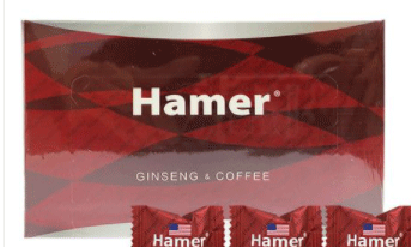 Kẹo sâm Hamer đang được rao bán tràn lan.