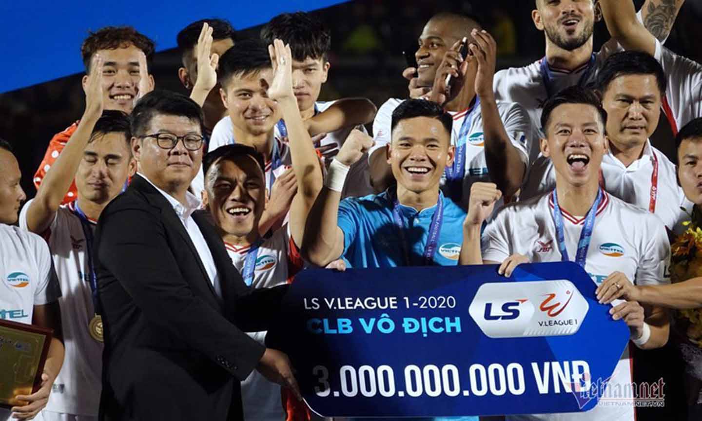 CLB Viettel vô địch một cách thuyết phục. Ảnh: Vietnamnet.vn