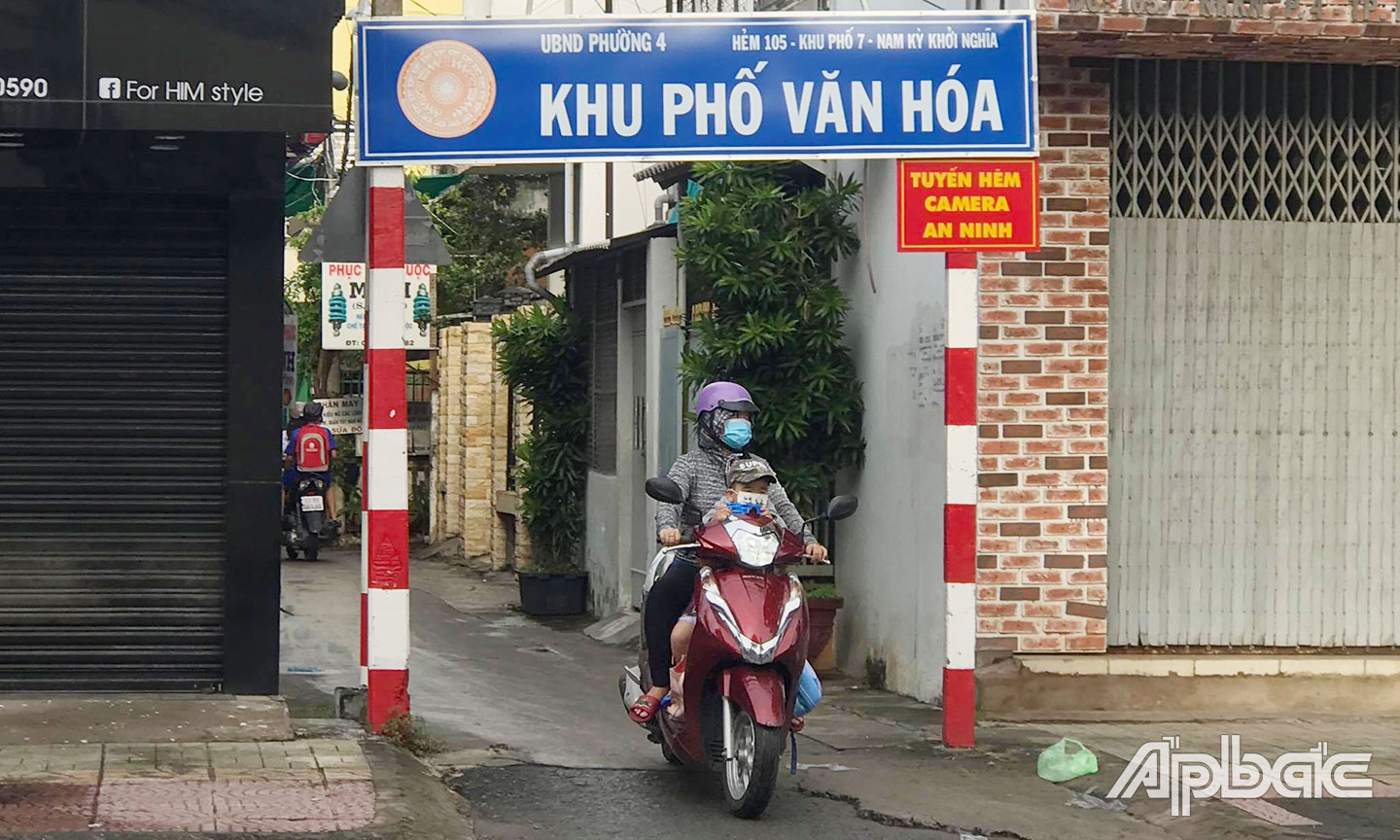 Mô hình “Camera an ninh” ở phường 4.