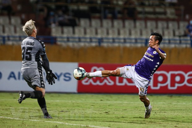 Hà Nội FC thành công và vững vàng nhờ nền móng tốt được xây dựng nhiều năm qua. (Ảnh: Hiển Nguyễn/Vietnam+)