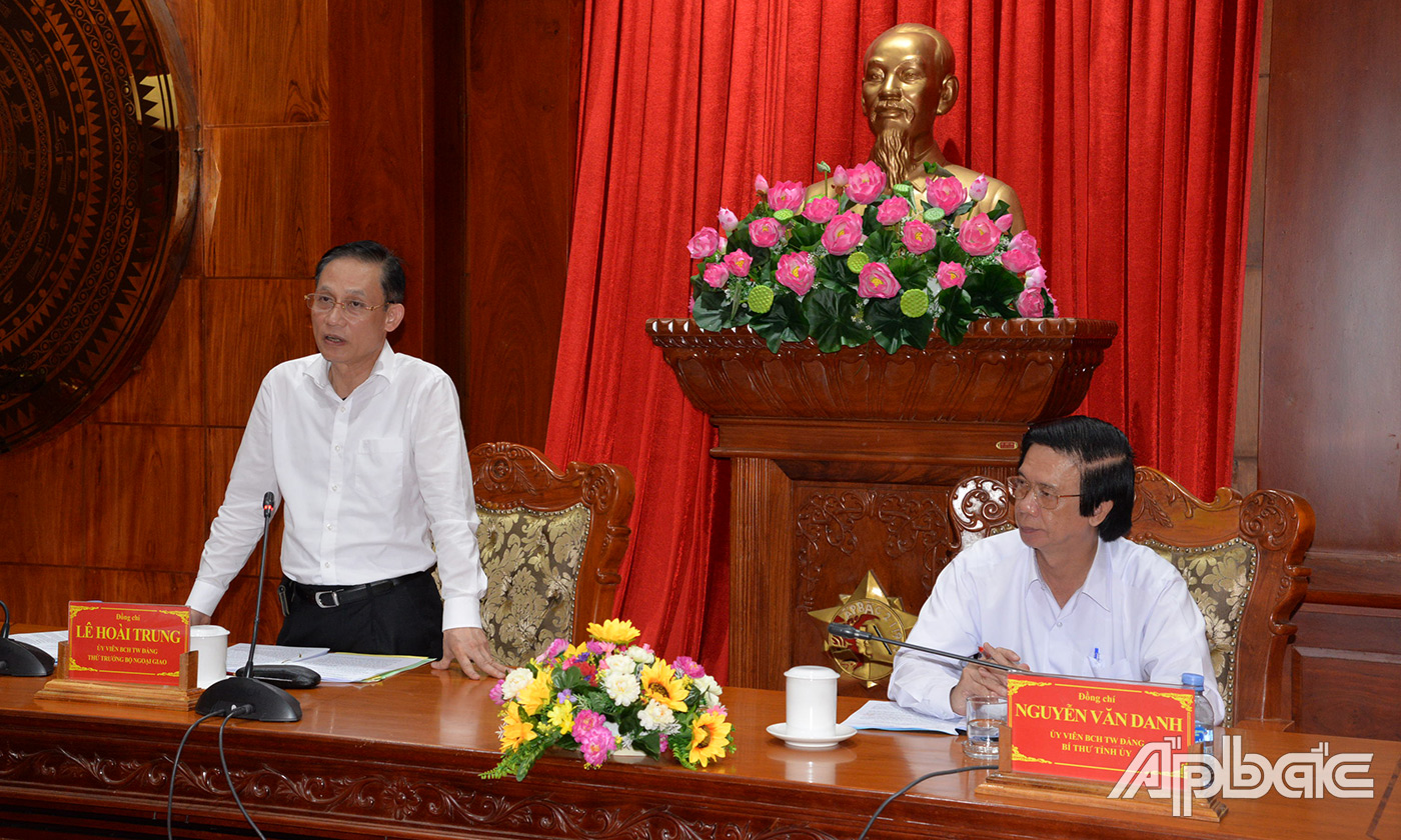 đồng chí Lê Hoài Trung 