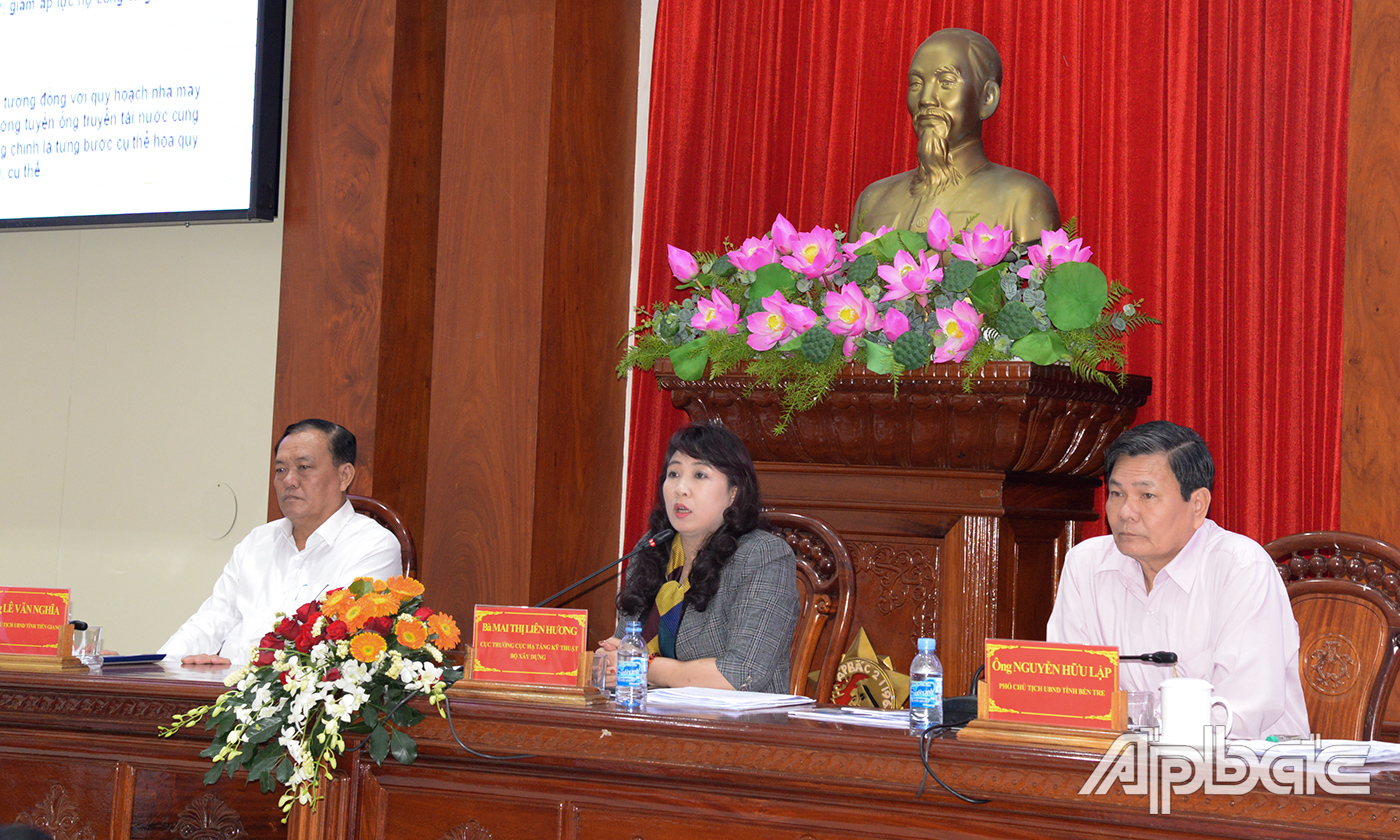 PGS.TS. Mai Thị Liên Hương phát biểu tại hội nghị.