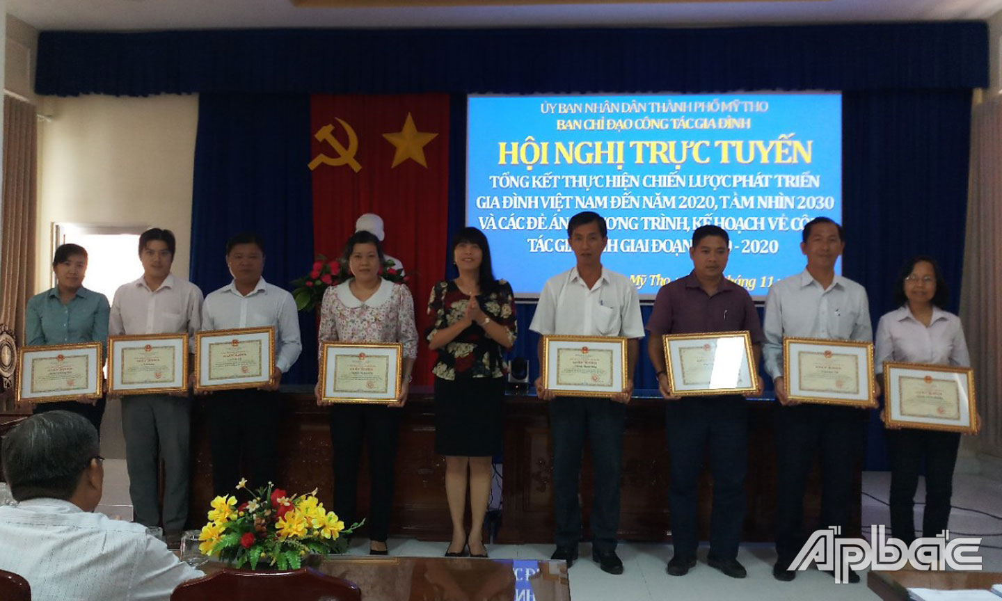 Thời gian qua, TP. Mỹ Tho đẩy mạnh công tác tuyên truyền, giúp người dân  nâng cao ý thức PCBLGĐ.