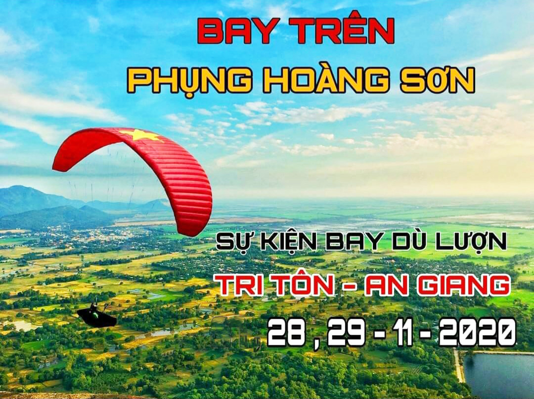 Bay trên Phụng Hoàng Sơn lần đầu tiên được tổ chức tại An Giang
