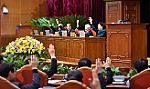 Trung ương biểu quyết nhất trí rất cao nhân sự tham gia Bộ Chính trị, Ban Bí thư khóa mới