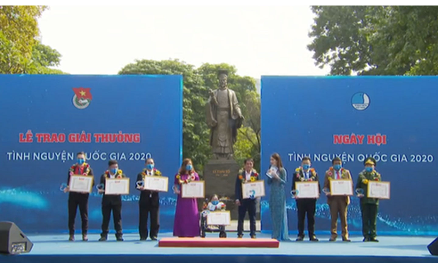 Lễ trao giải thưởng Tình nguyện Quốc gia sáng 5-12