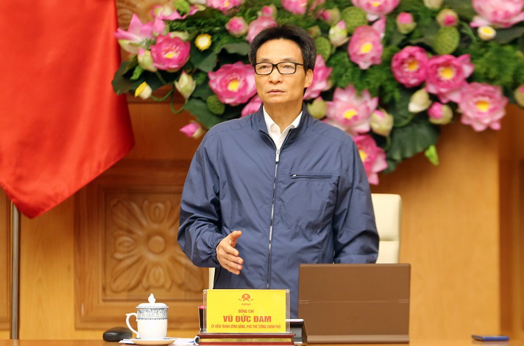 Phó Thủ tướng Vũ Đức Đam chủ trì cuộc họp. (Ảnh: VGP)