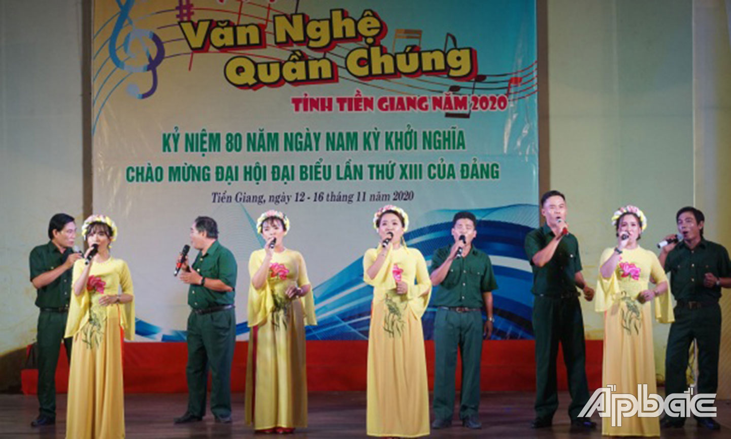Hội thi văn nghệ quần chúng cấp tỉnh năm 2020