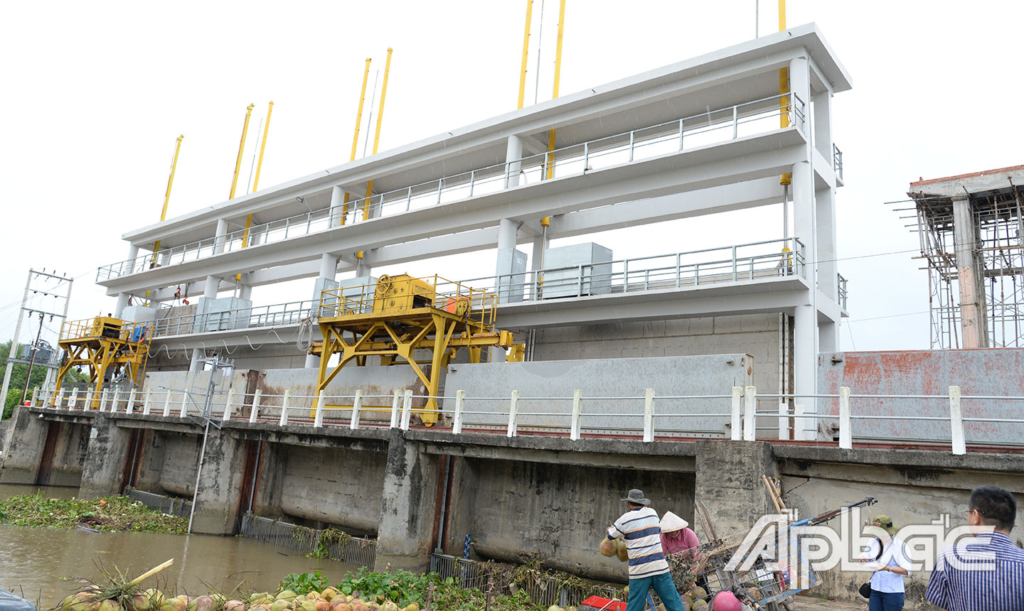 Cống Xuân Hòa có vai trò rất quan trọng  trong việc điều tiết nước trong mùa khô sắp tới.