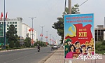 Tiền Giang: Rực rỡ sắc cờ chào mừng Đại hội XIII của Đảng