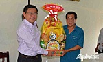 Trưởng Ban Dân vận Tỉnh ủy thăm, chúc tết các doanh nghiệp ở huyện Tân Phước