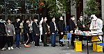 Xét nghiệm COVID 19 lần 3 cho phóng viên tác nghiệp tại Đại hội XIII
