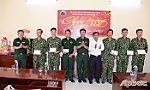 Thăm, chúc tết cán bộ, chiến sĩ tăng cường làm nhiệm vụ tại biên giới Long An
