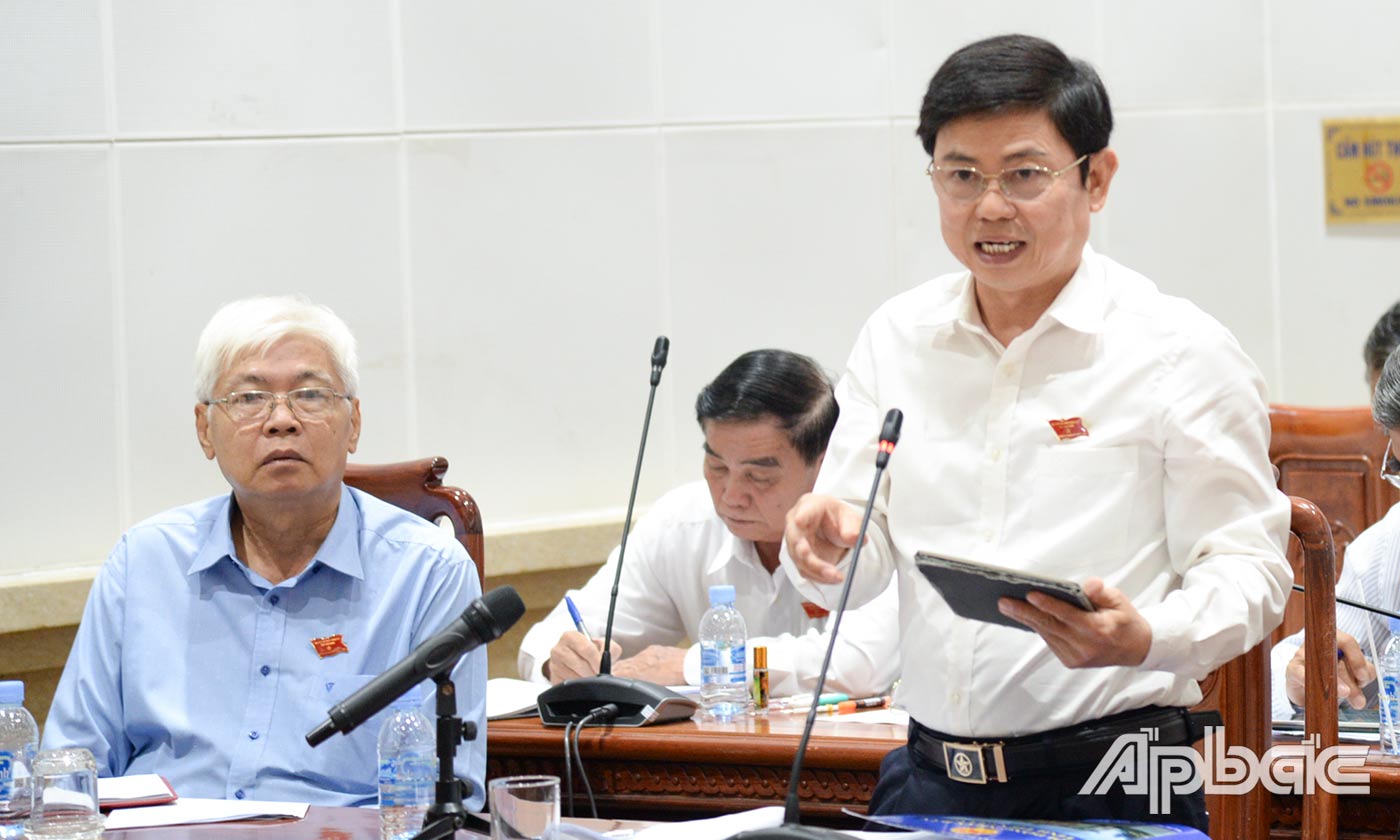 Giải trình, tiếp thu ý kiến thảo luận của Tổ đại biểu HĐND tỉnh (tiếp theo kỳ trước)