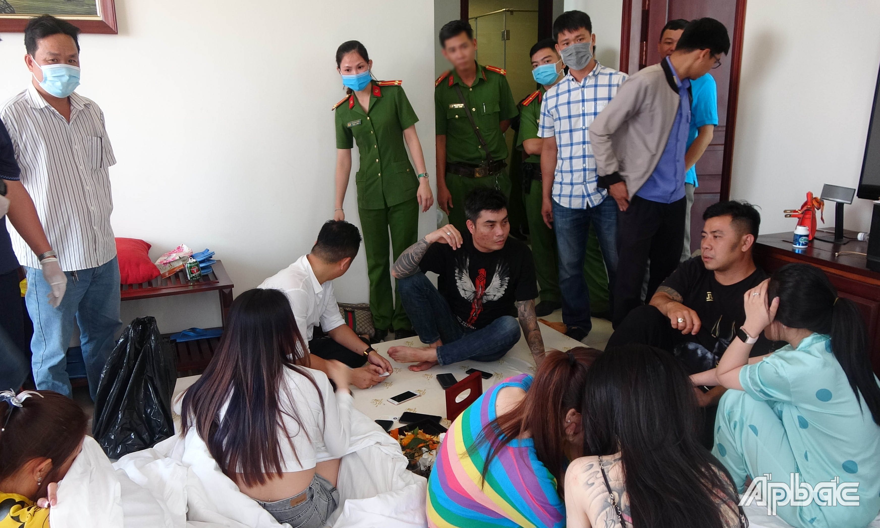 Hiện trường vụ việc.