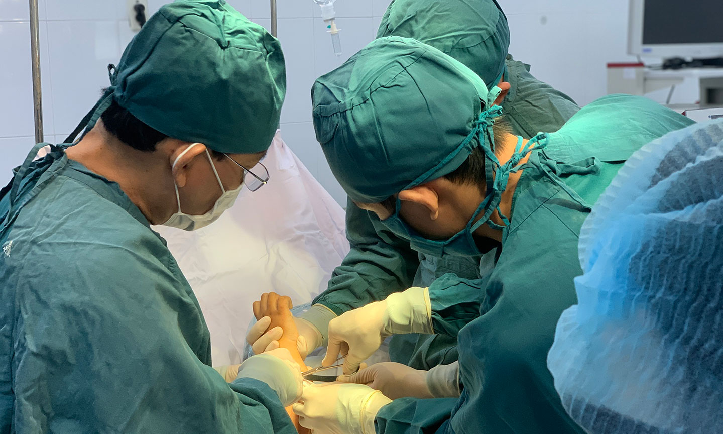 Kịp thời giải phẩu tránh di chứng về sau.