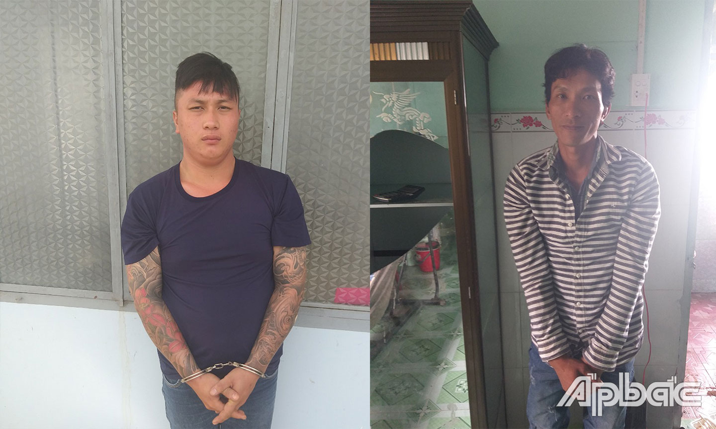 2 đối tượng tại cơ quan chức năng.