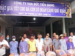Châu Thành: Chùa Phước Lâm trao quà Tết cho hộ có hoàn cảnh khó khăn
