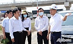 Đồng chí Nguyễn Văn Vĩnh kiểm tra tiến độ thực hiện Dự án Đường cao tốc Trung Lương - Mỹ Thuận