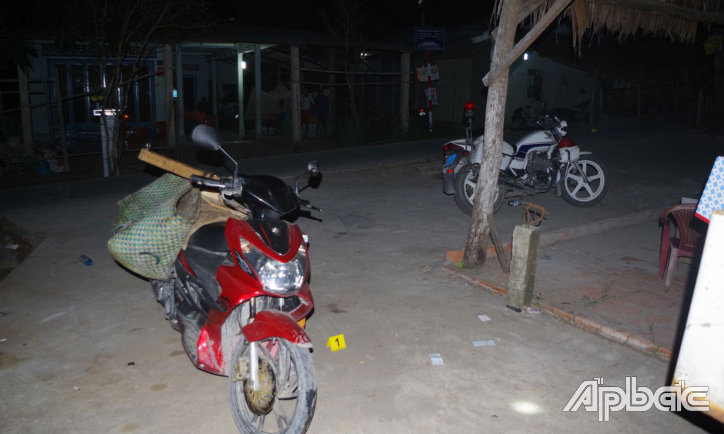 Hiện trường vụ việc.
