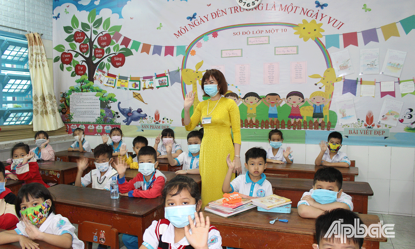 Sẵn sáng cho buổi học đầu tiên sau Tết Nguyên đán, ảnh chụp tại 