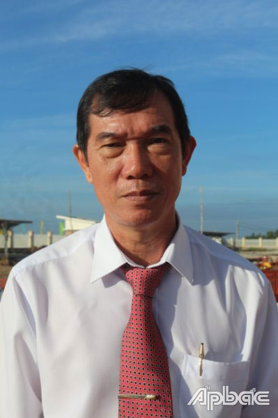 Phó Chủ tịch UBND huyện Gò Công Tây Nguyễn Thanh Tuấn