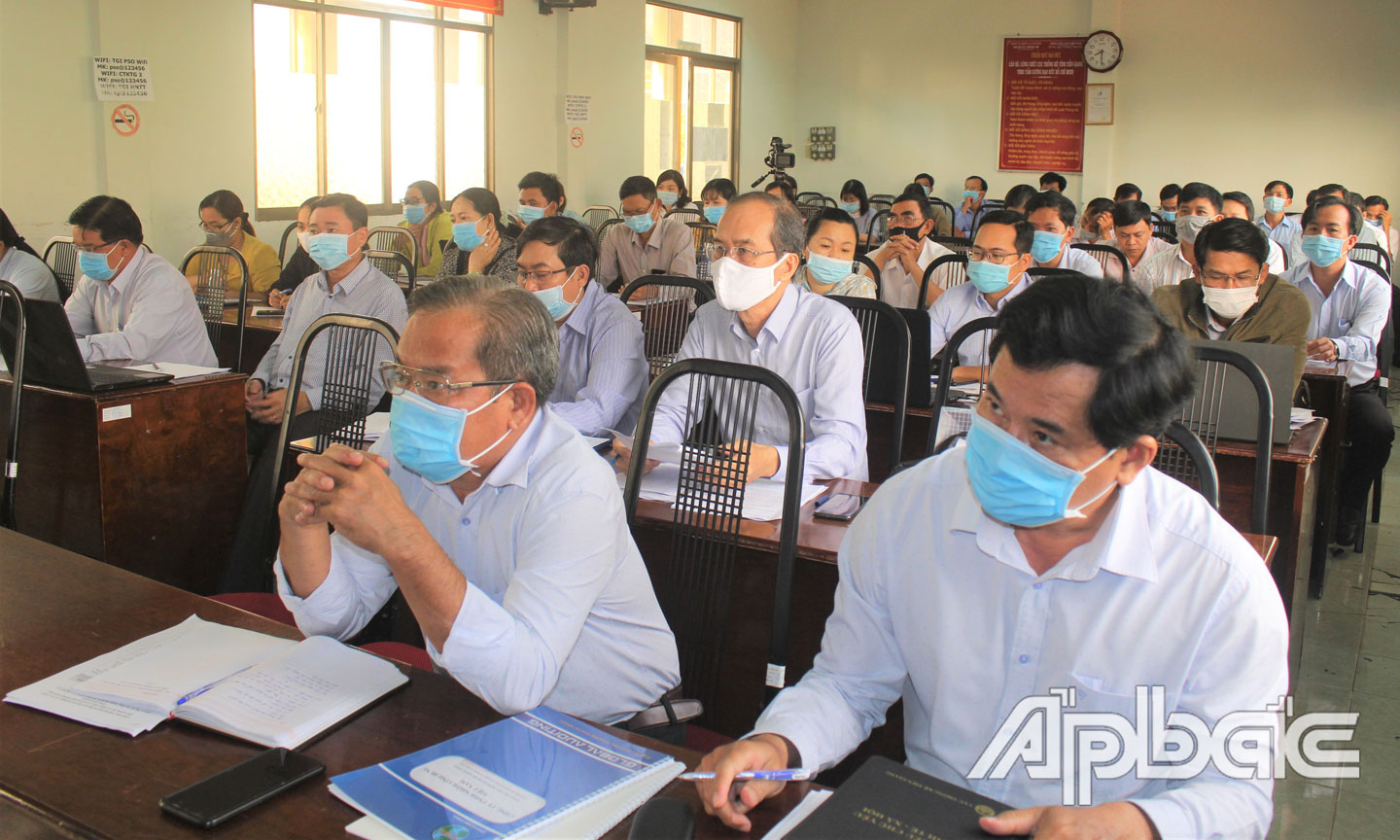 Quang cảnh hội nghị tập huấn.