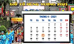 Lịch nghỉ lễ trong tháng 4 và 5
