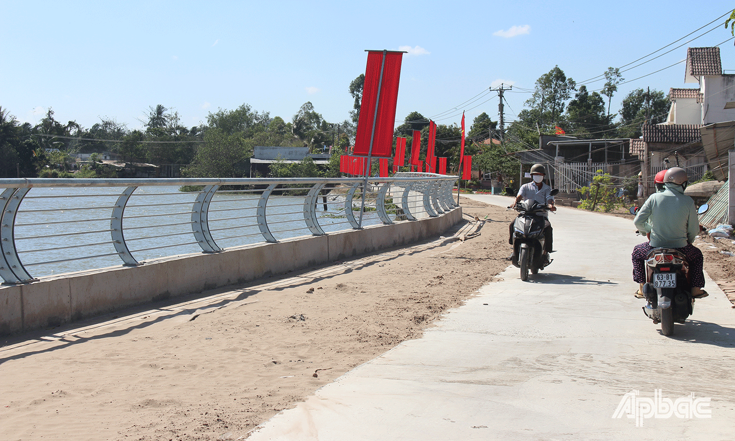 Bộ mặt xã Đông Hòa Hiệp không ngừng được khang trang, hiện đại. 