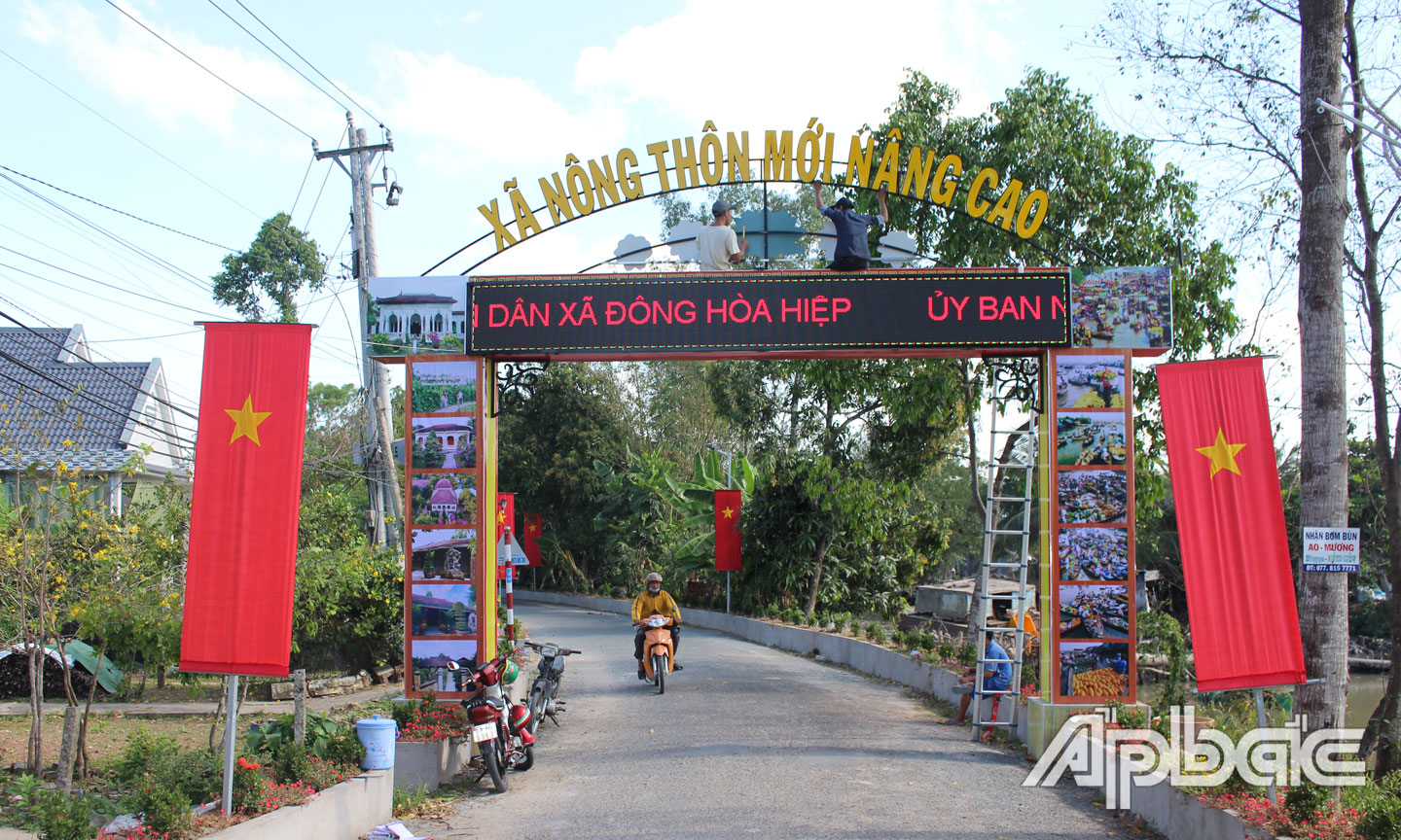 Quê hương Đông Hòa Hiệp đang thay đổi từng ngày.