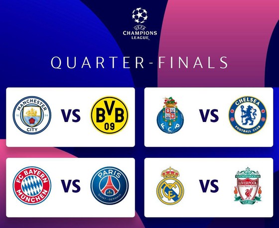 Kết quả bốc thăm Champions League.