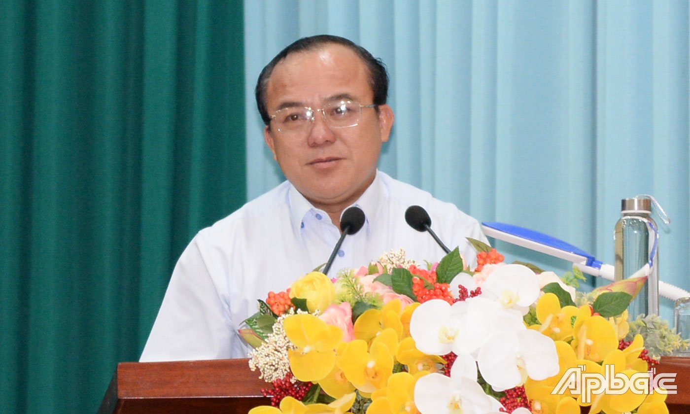 Đồng chí Nguyễn Chí Trung, Ủy viên Thường vụ Tỉnh ủy, Chủ tịch Ủy ban MTTQ tỉnh cho biết đến thời điểm hiện tại công tác bầu đại biểu Quốc hội, đại biểu Hội đồng nhân dân các cấp, nhiệm kỳ 2021 – 2026 diễn ra đúng tiến độ và quy định