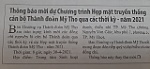 Mời dự Chương trình Họp mặt truyền thống cán bộ Thành đoàn Mỹ Tho qua các thời kỳ - năm 2021