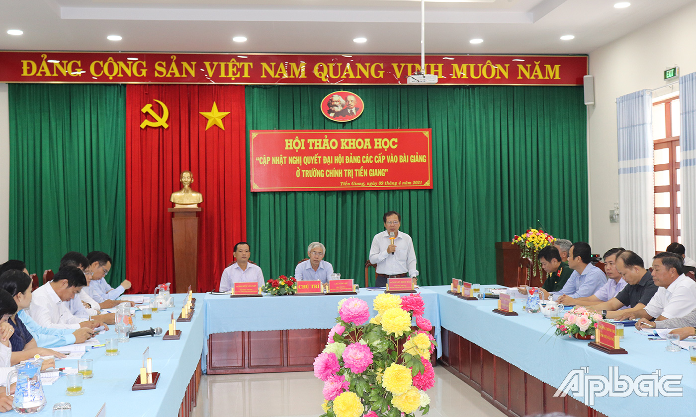 Quang cảnh hội thảo.