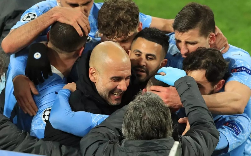 22 năm sau khi phải chơi ở hạng 3, Man City hiện có mặt ở bán kết Champions League. (Ảnh: Getty Images)