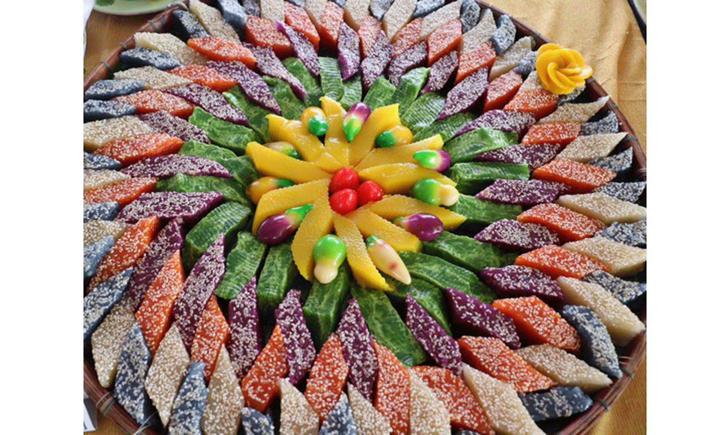 Các loại bánh dân gian phục vụ tại Ngày hội bánh dân gian Nam bộ