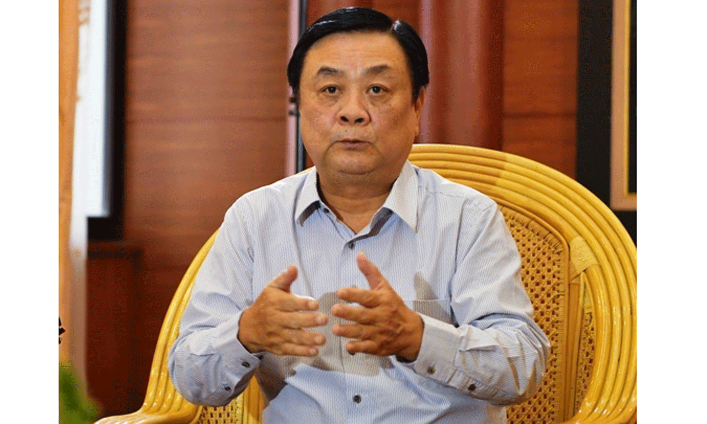 Bộ trưởng Bộ NN&PTNT Lê Minh Hoan (Ảnh: GV)