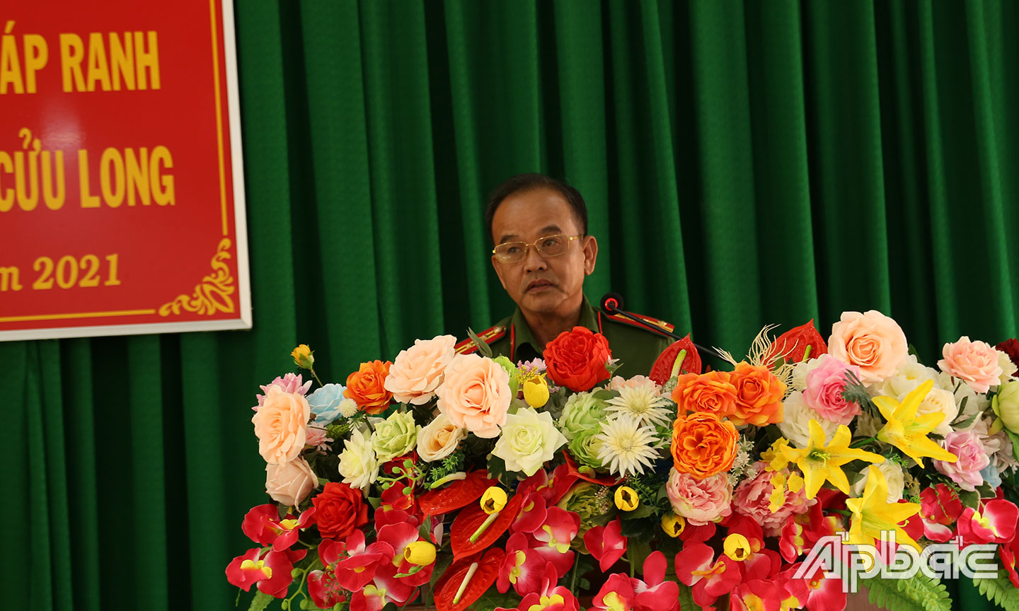 Đại tá Tảo đánh giá tại hội nghị.