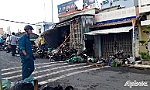 Cháy cửa hàng phụ tùng xe máy