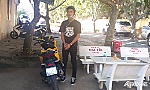 Cảnh sát giao thông truy đuổi bắt đối tượng trộm xe máy
