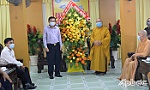 Lãnh đạo tỉnh thăm, chúc mừng Đại lễ Phật đản Phật lịch 2565