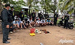 Triệt phá tụ điểm đá gà, tạm giữ 12 đối tượng