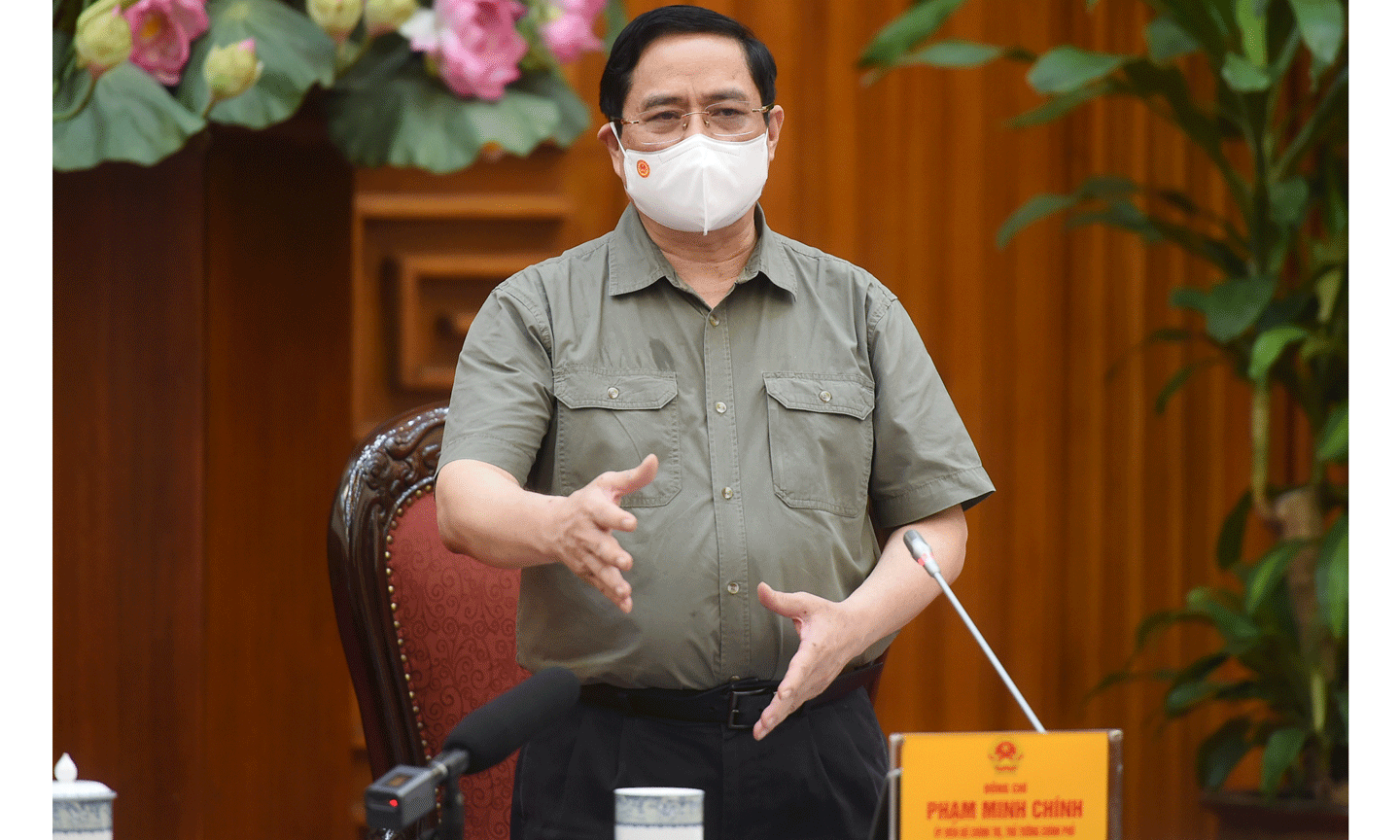Thủ tướng Phạm Minh Chính: Nếu không xử lý nghiêm minh, sẽ tiếp tục dẫn tới tâm lý chủ quan, lơ là, mất cảnh giác, có thể dẫn đến hậu quả khó lường. Ảnh VGP